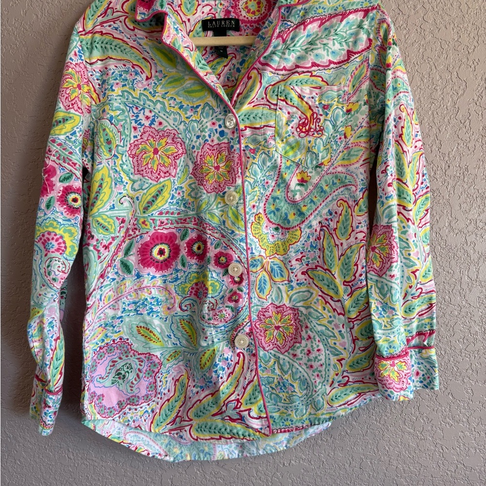Ralph Lauren Multicolor Paisley Shirt